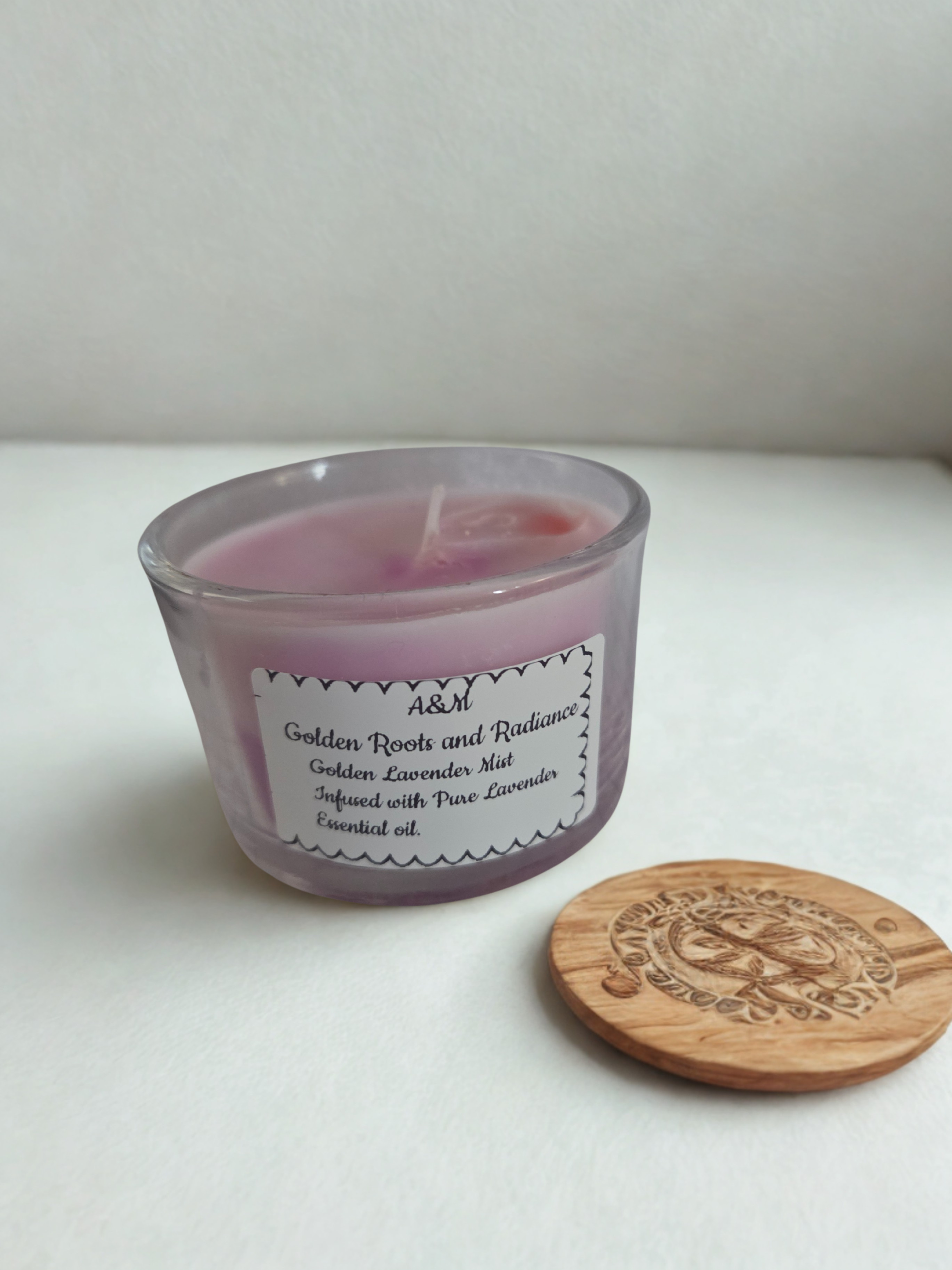 Golden Lavender Mist Candle