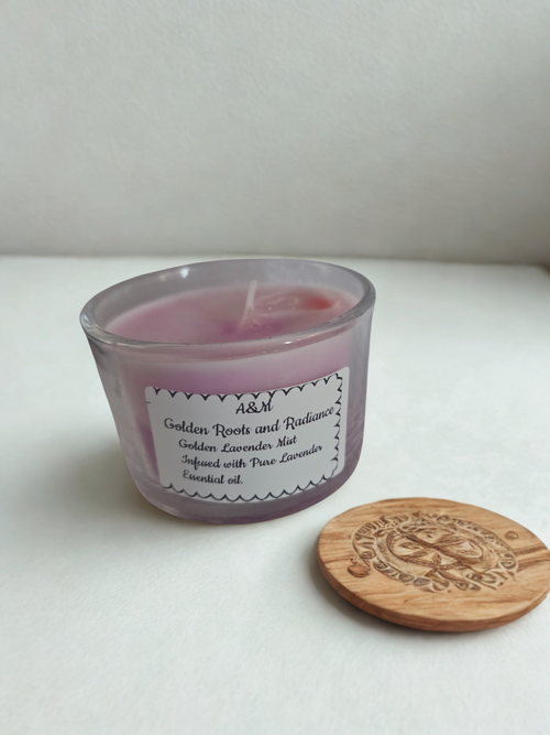Golden Lavender Mist Candle