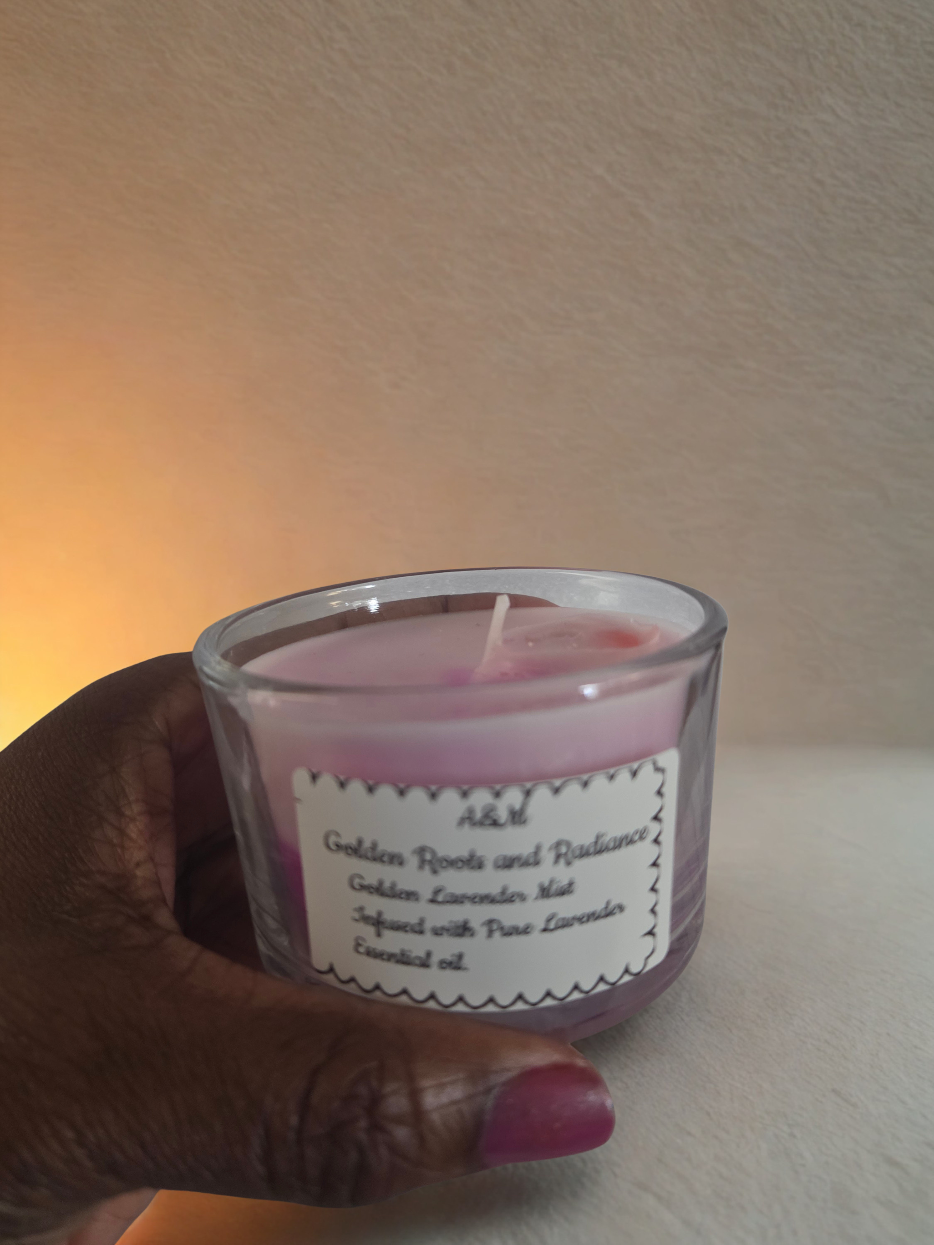 Golden Lavender Mist Candle